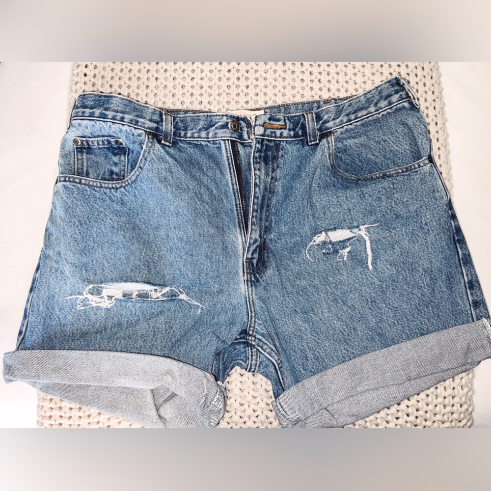 Easy Fit Blue Jean Shorts